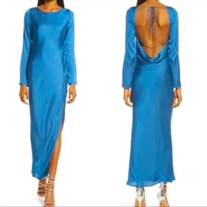 NWT- BARDOT River Bias Dress in Teal